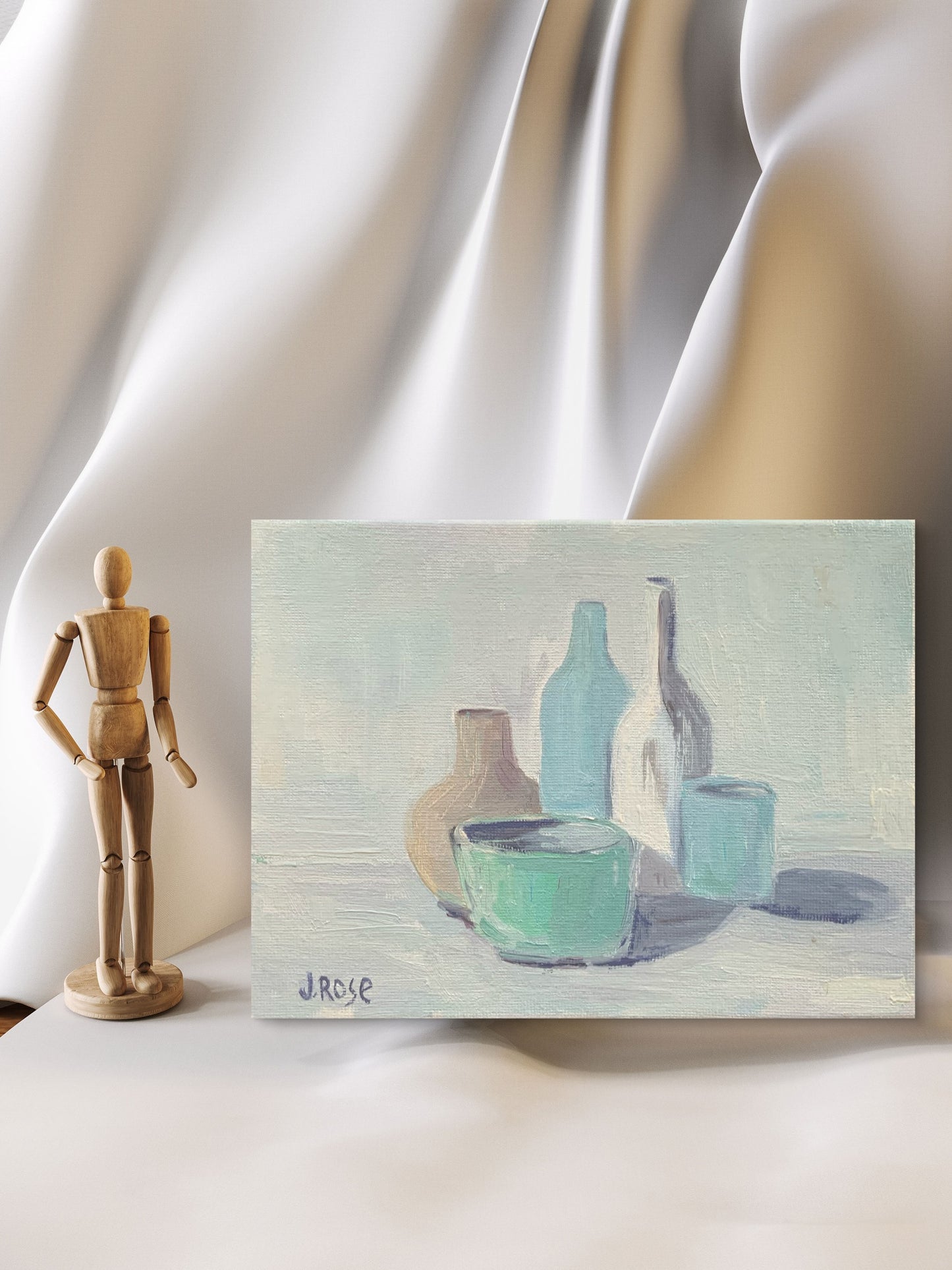 Stillness |Quiet Spaces| Oil painting | Impressionist | JudithRoseArt | collector | Australian Artist