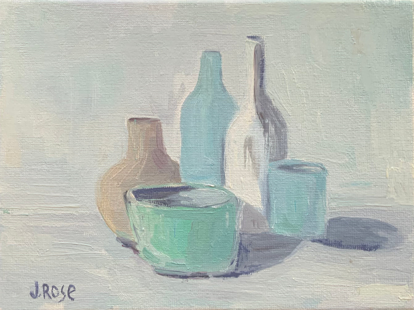 Stillness |Quiet Spaces| Oil painting | Impressionist | JudithRoseArt | collector | Australian Artist