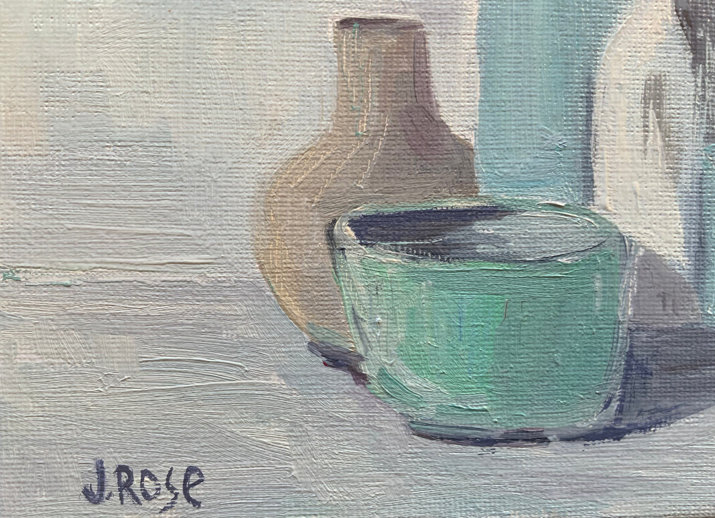 Stillness |Quiet Spaces| Oil painting | Impressionist | JudithRoseArt | collector | Australian Artist