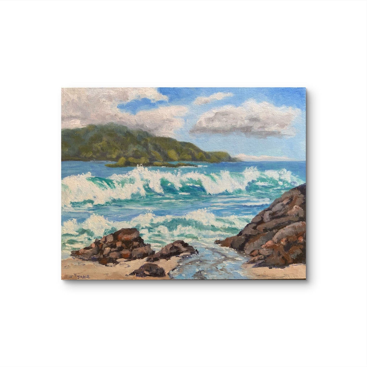 Beach Flow| Oil painting | Impressionist | JudithRoseArt | collector