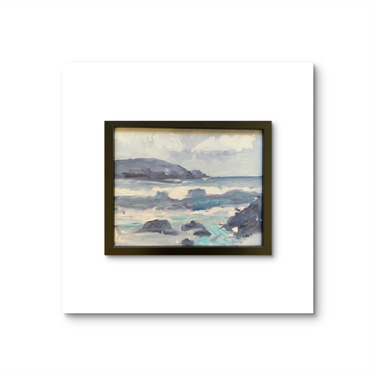 Beach tonal study | Oil painting | Impressionist | JudithRoseArt | collector | Australian Artist