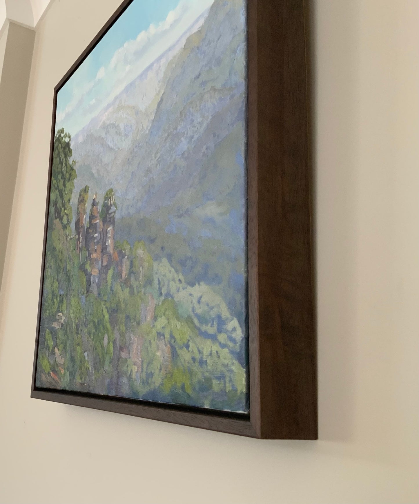 The 3 Sisters|Iconic Blue MountainsLandscape| Oil painting | Impressionist | JudithRoseArt | collector | Australian Artist