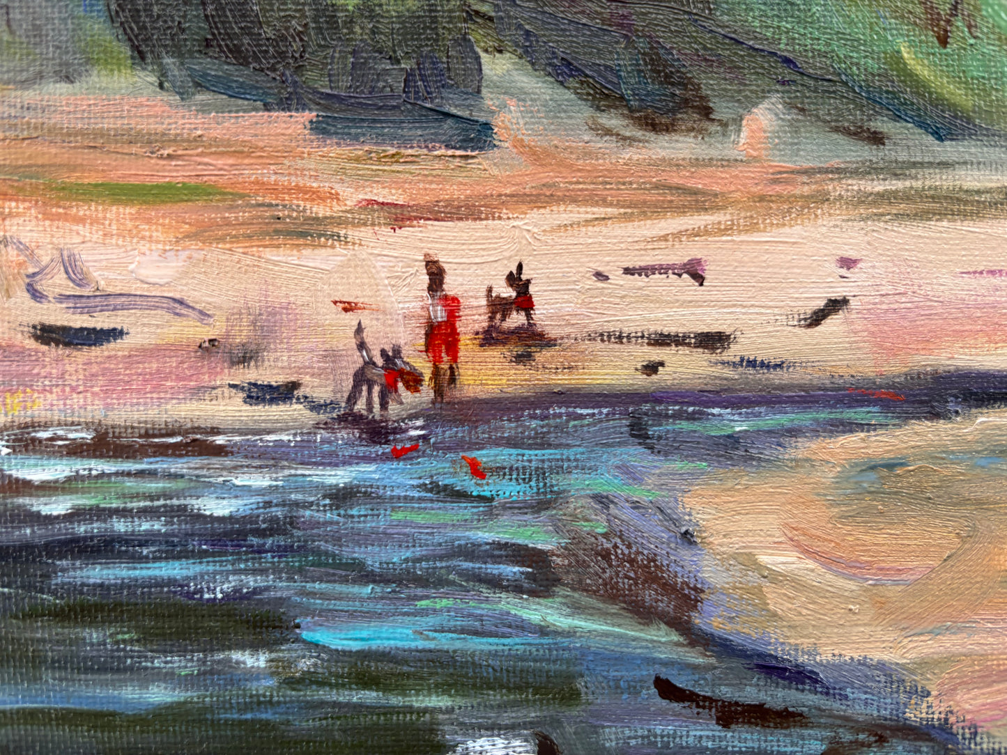 Stumers Creek, Coolum Beach | Impressionist Oil Painting | Judith Rose Art