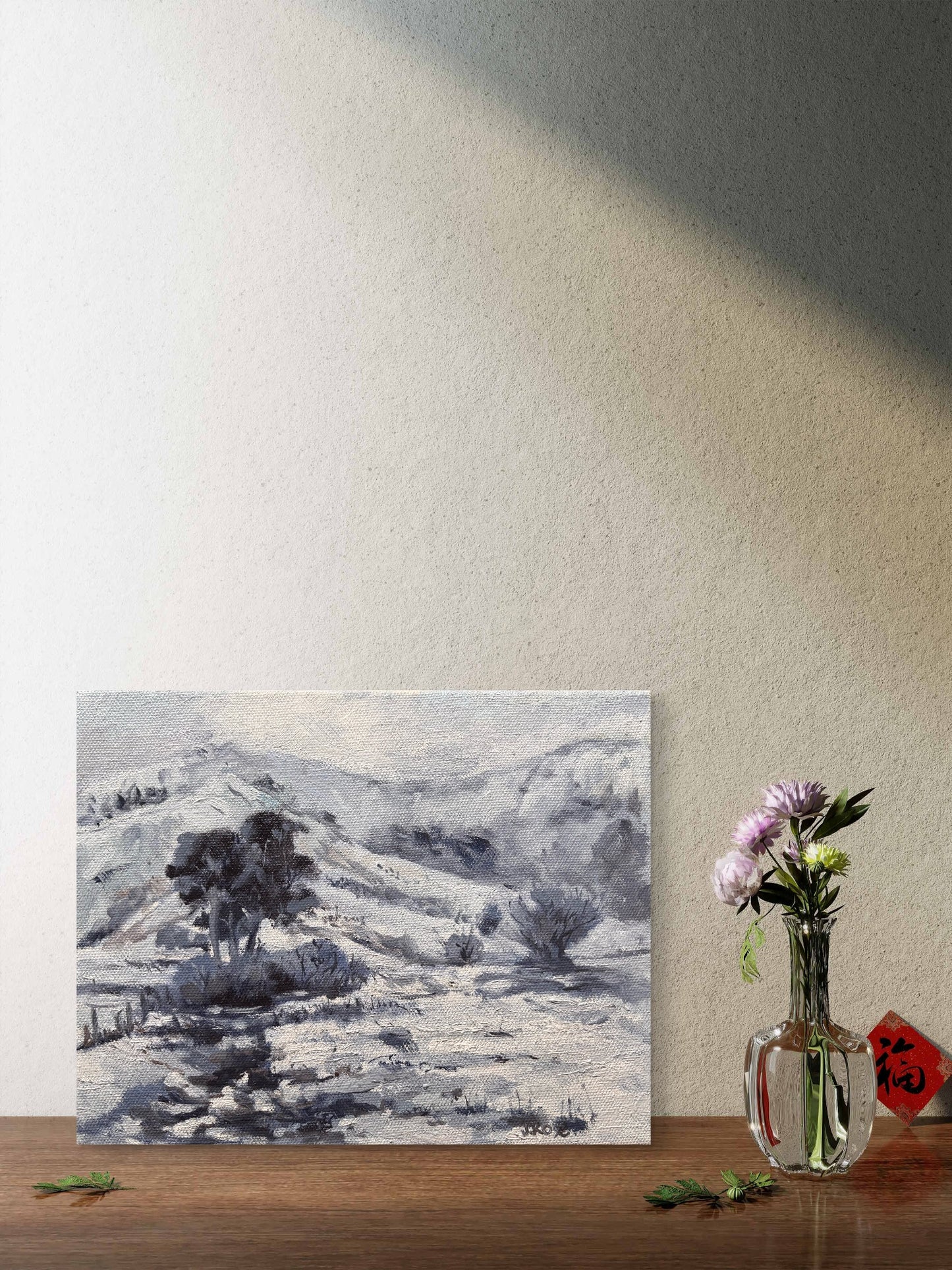 Fresh Fields |Tonal Study| Oil painting | Impressionist | JudithRoseArt | collector | Australian Artist