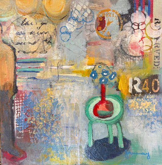 A Collector’s Eye: Jo Murray’s Edgy Abstracts - Art Critiques from a Chocolate Lab