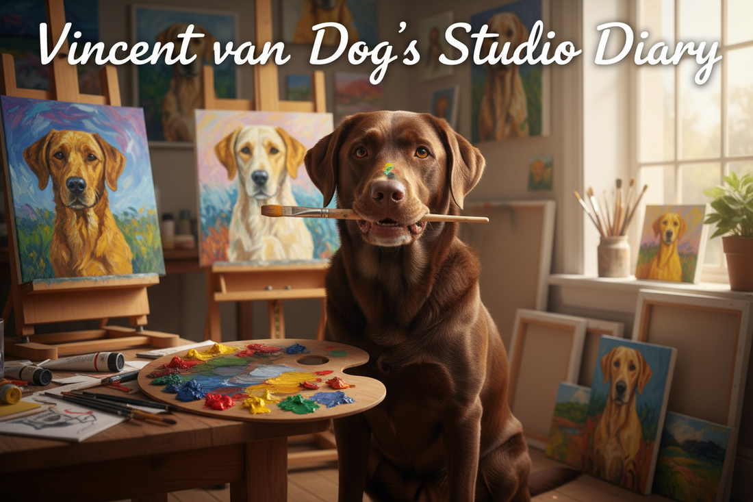 Vincent van Dog: A Studio Dog's Diary - Art Critiques from a Chocolate Lab
