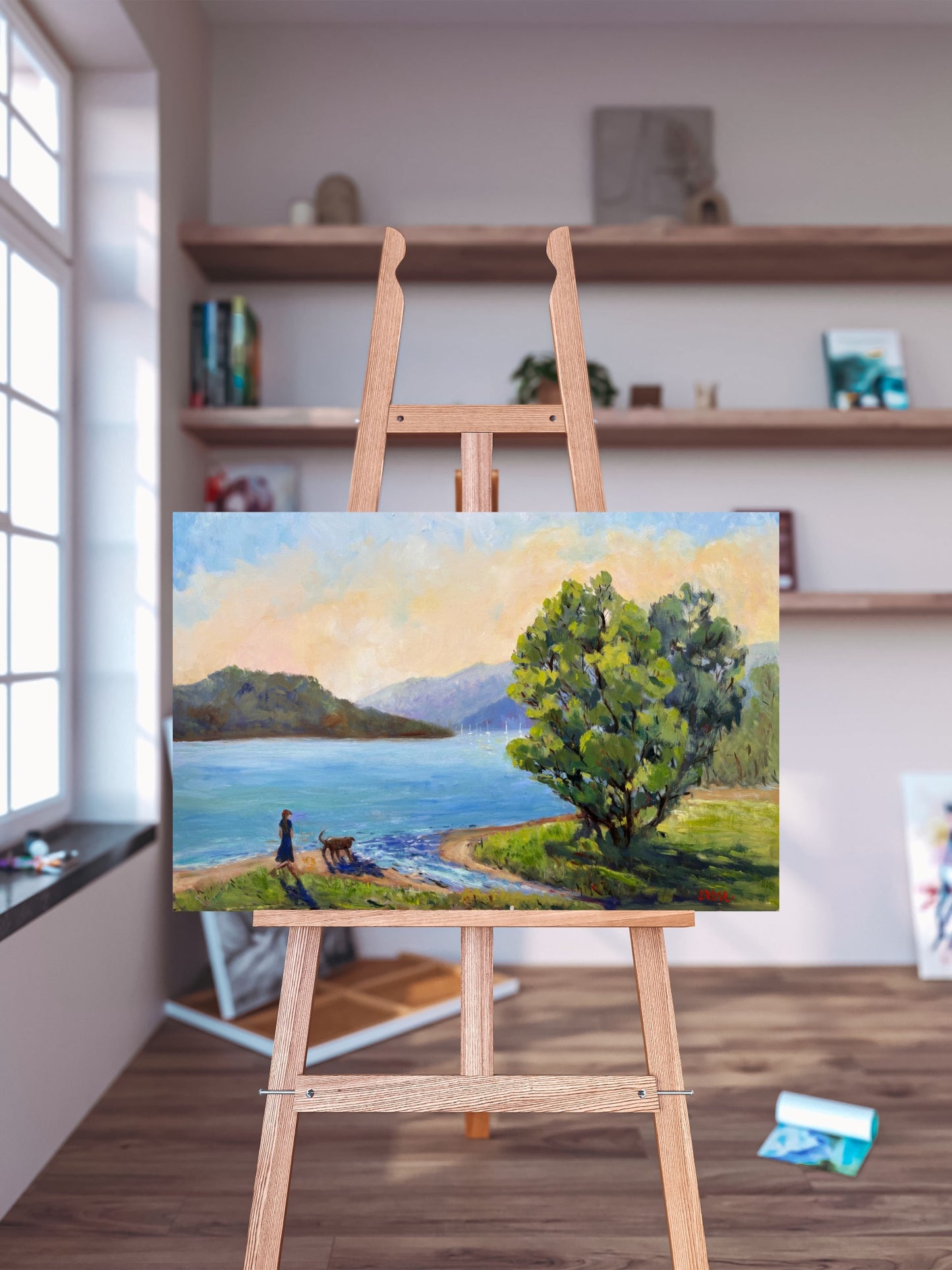 Noosa One Fine Day | Impressionist Oil Painting | Judith Rose Art