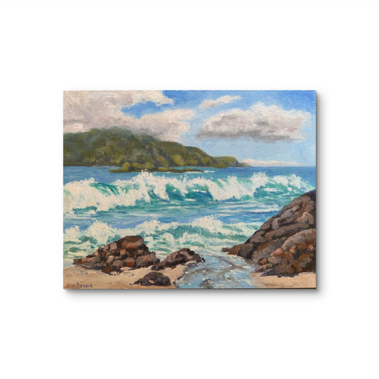 Beach Flow| Oil painting | Impressionist | JudithRoseArt | collector