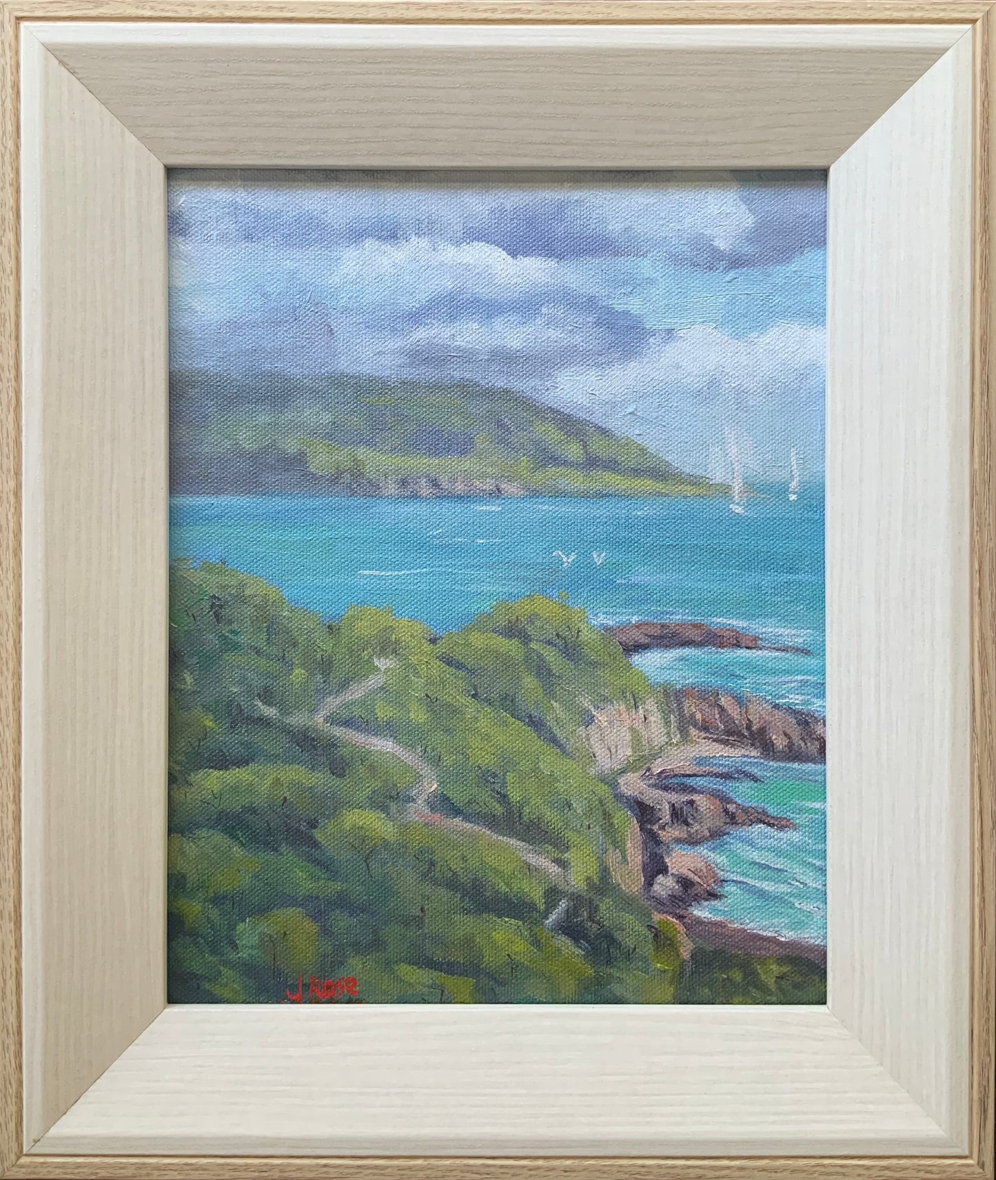 Coastal| Oil painting | Impressionist | JudithRoseArt | collector | Australian Artist