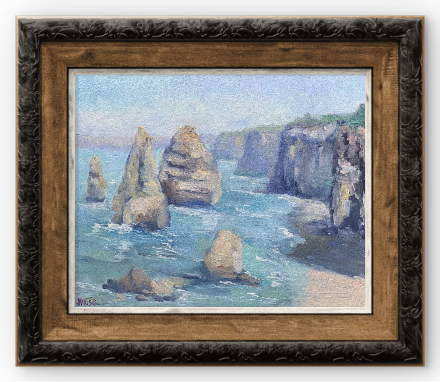 12 Apostles | Great Ocean Road| Oil painting | Impressionist | JudithRoseArt | collector | Australian Artist