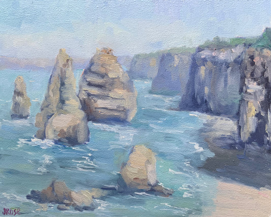 12 Apostles | Great Ocean Road| Oil painting | Impressionist | JudithRoseArt | collector | Australian Artist