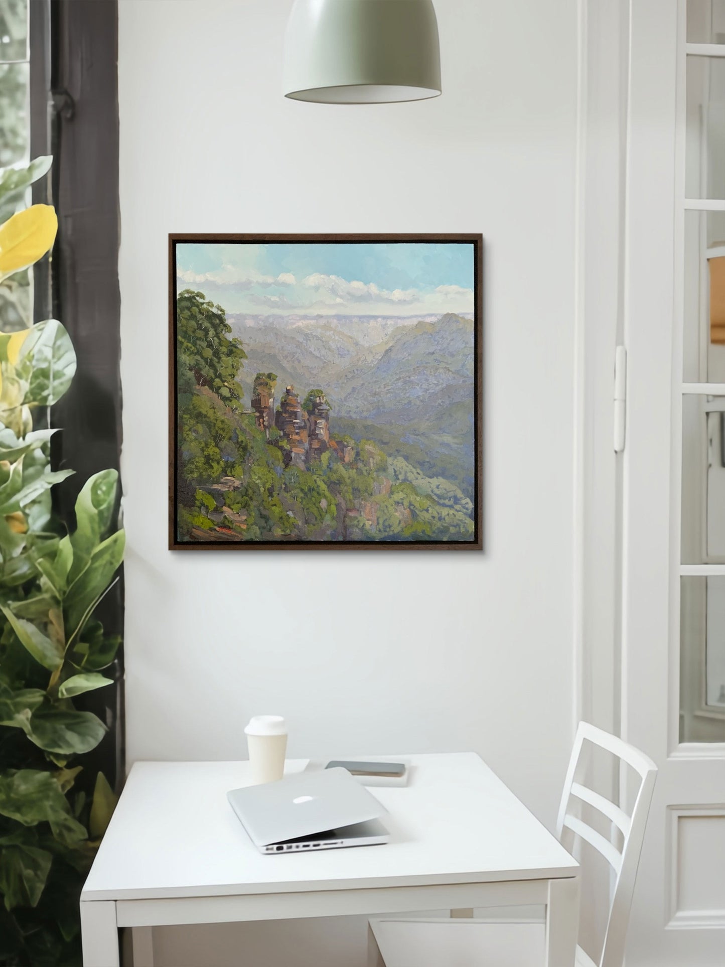 The 3 Sisters|Iconic Blue MountainsLandscape| Oil painting | Impressionist | JudithRoseArt | collector | Australian Artist