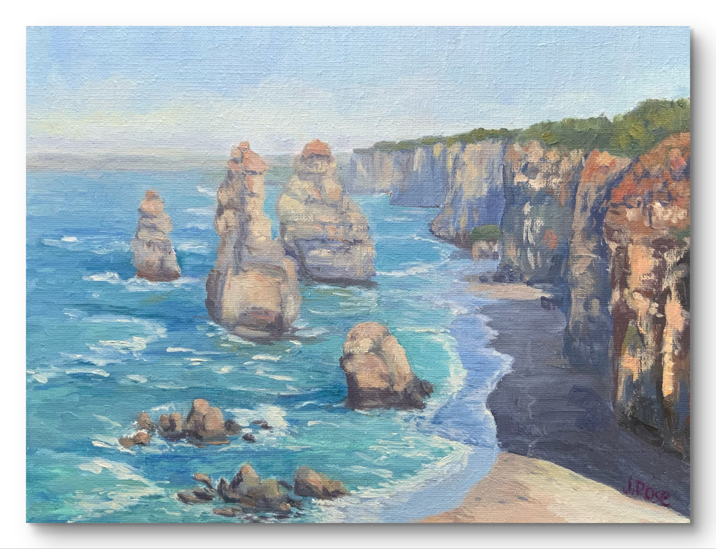 12 Apostles | Great Ocean Road| Oil painting | Impressionist | JudithRoseArt | collector | Australian Artist