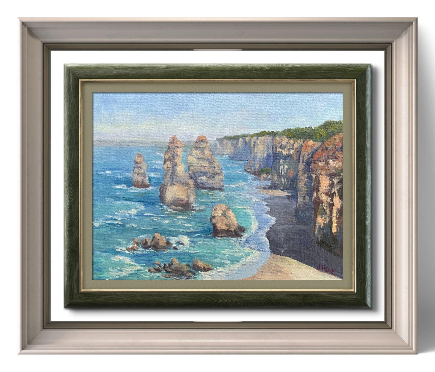 12 Apostles | Great Ocean Road| Oil painting | Impressionist | JudithRoseArt | collector | Australian Artist