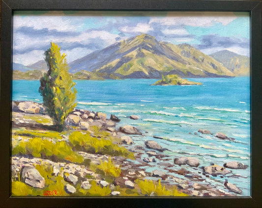 Wanaka Lake NZ|| Oil painting | Impressionist | JudithRoseArt | collector