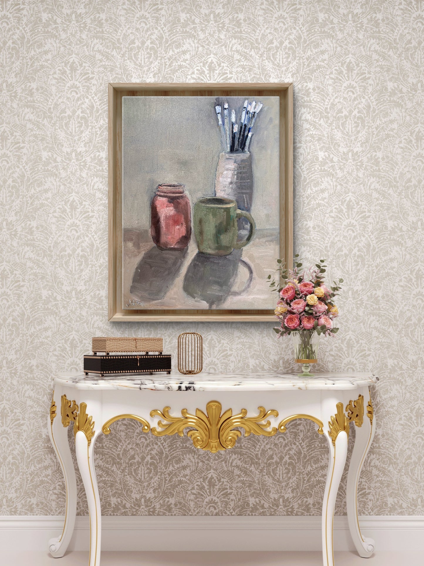 SOLD Artist Still Life | Oil painting | Impressionist | JudithRoseArt | collector | Australian Artist