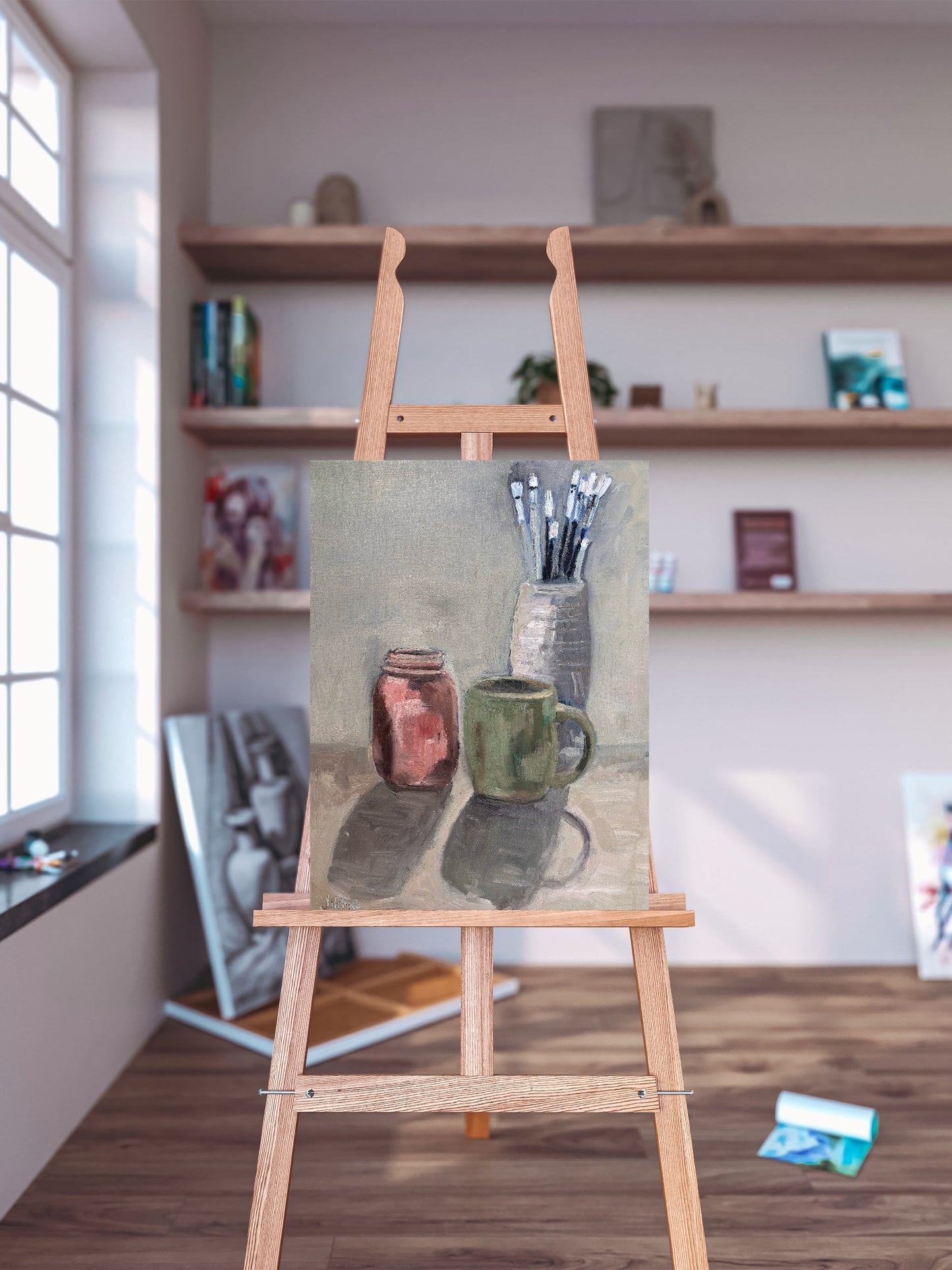 SOLD Artist Still Life | Oil painting | Impressionist | JudithRoseArt | collector | Australian Artist