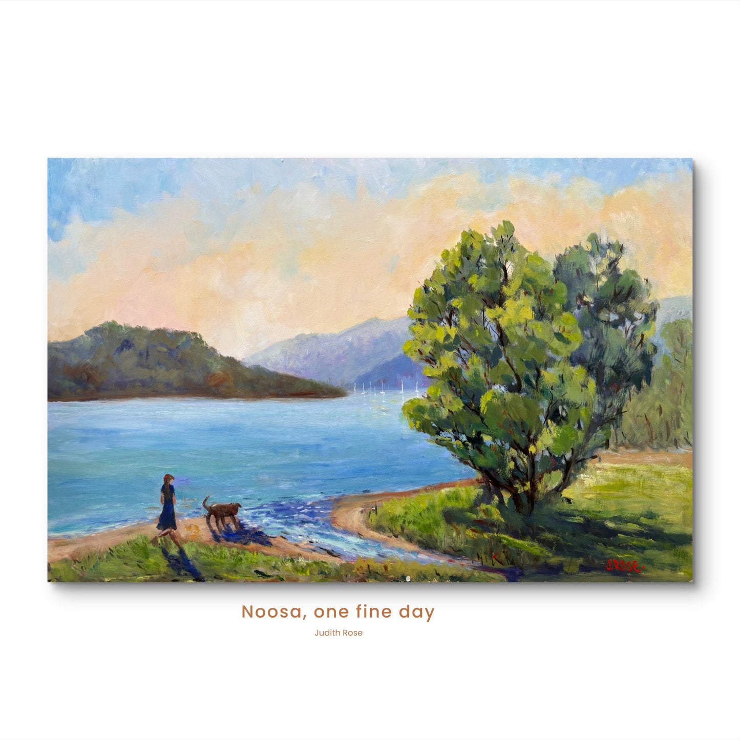 Noosa One Fine Day | Impressionist Oil Painting | Judith Rose Art