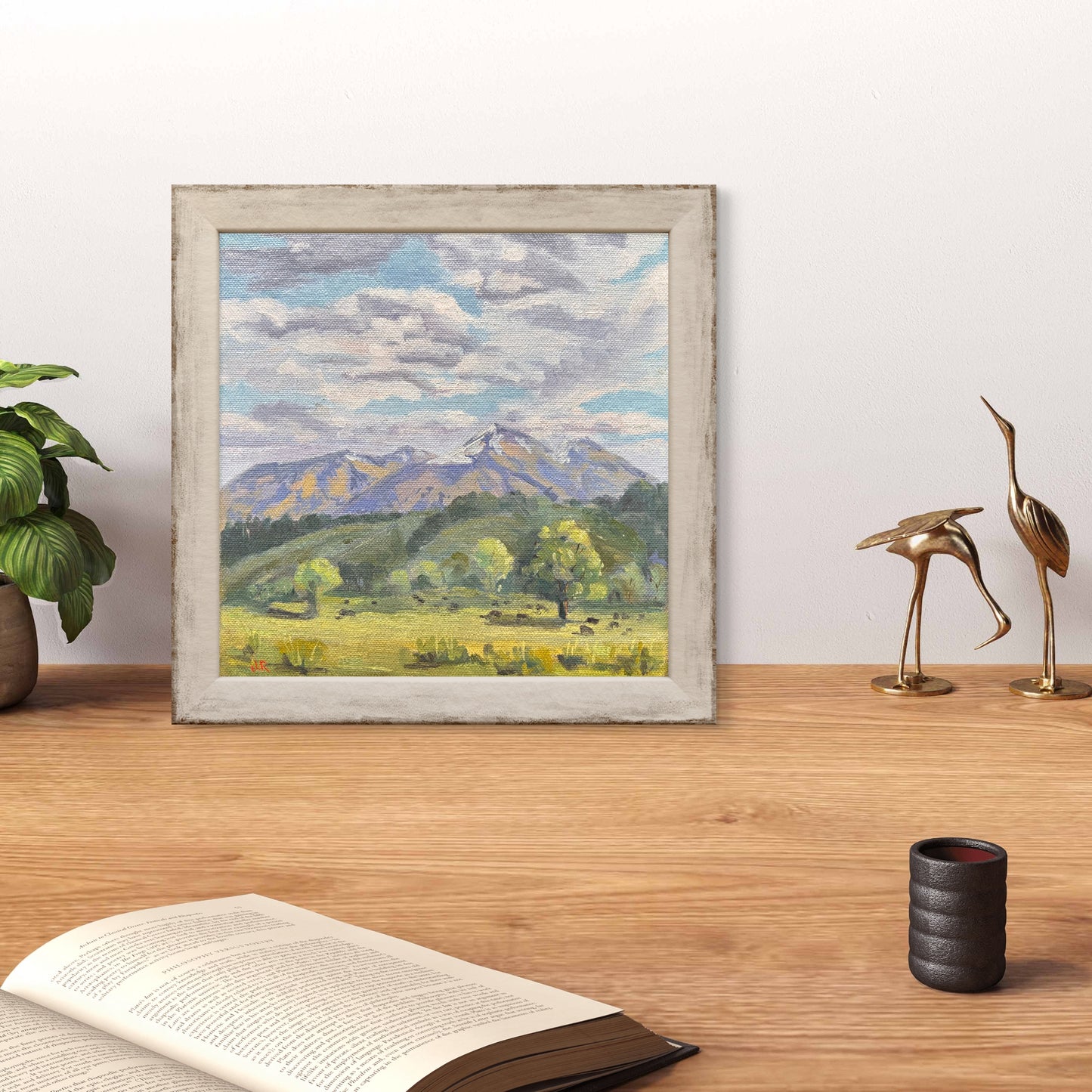 Green Meadows |Landscape| Oil painting | Impressionist | JudithRoseArt | collector | Australian Artist