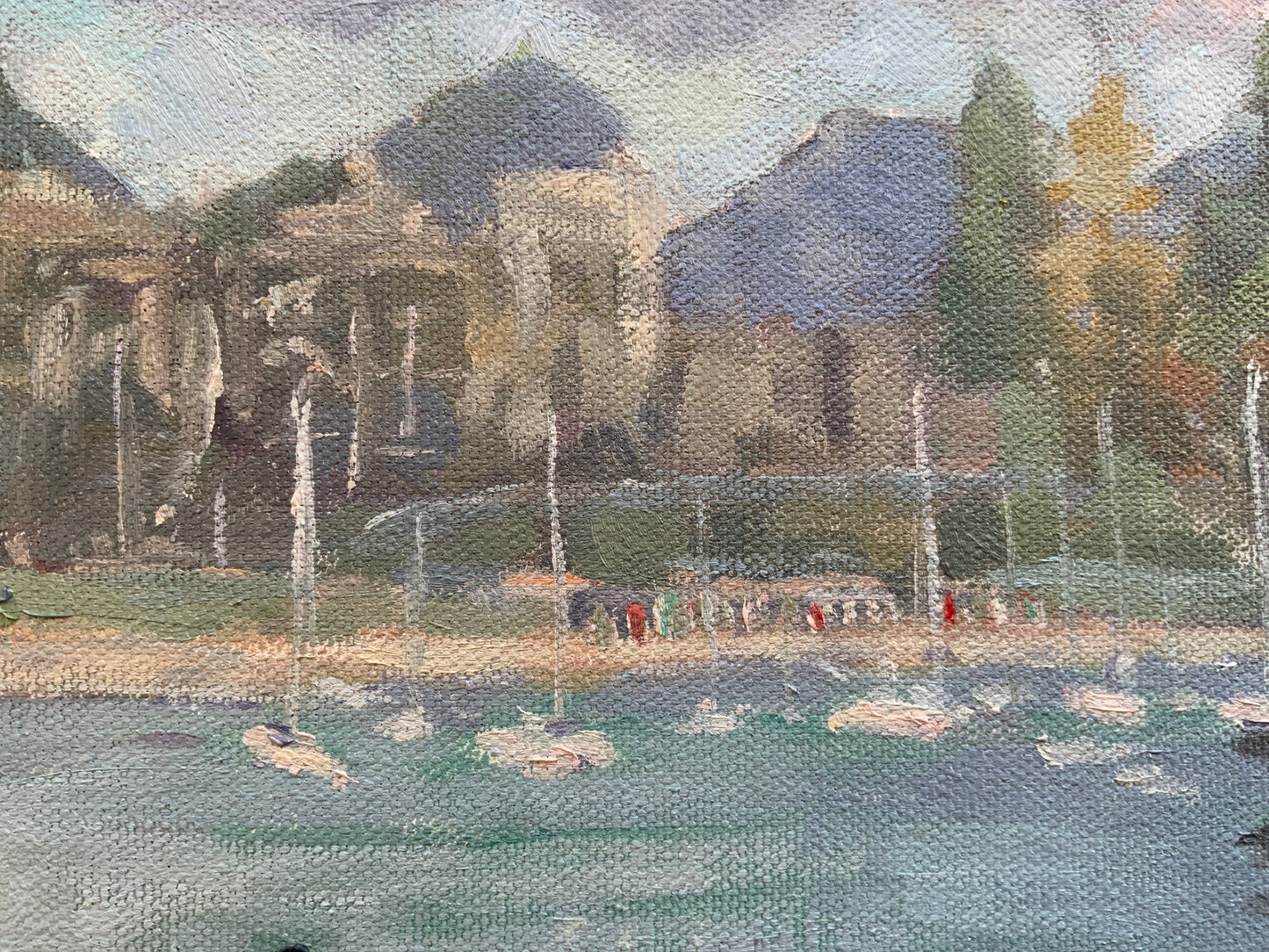 Wollongong Lighthouse | Oil painting | Impressionist | JudithRoseArt | collector | Australian Artist