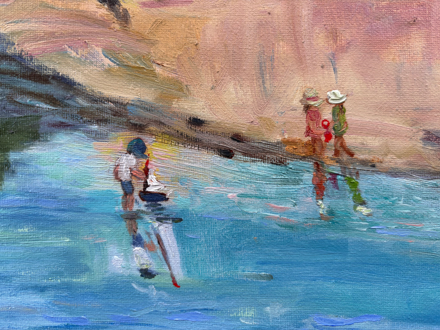 Stumers Creek, Coolum Beach | Impressionist Oil Painting | Judith Rose Art
