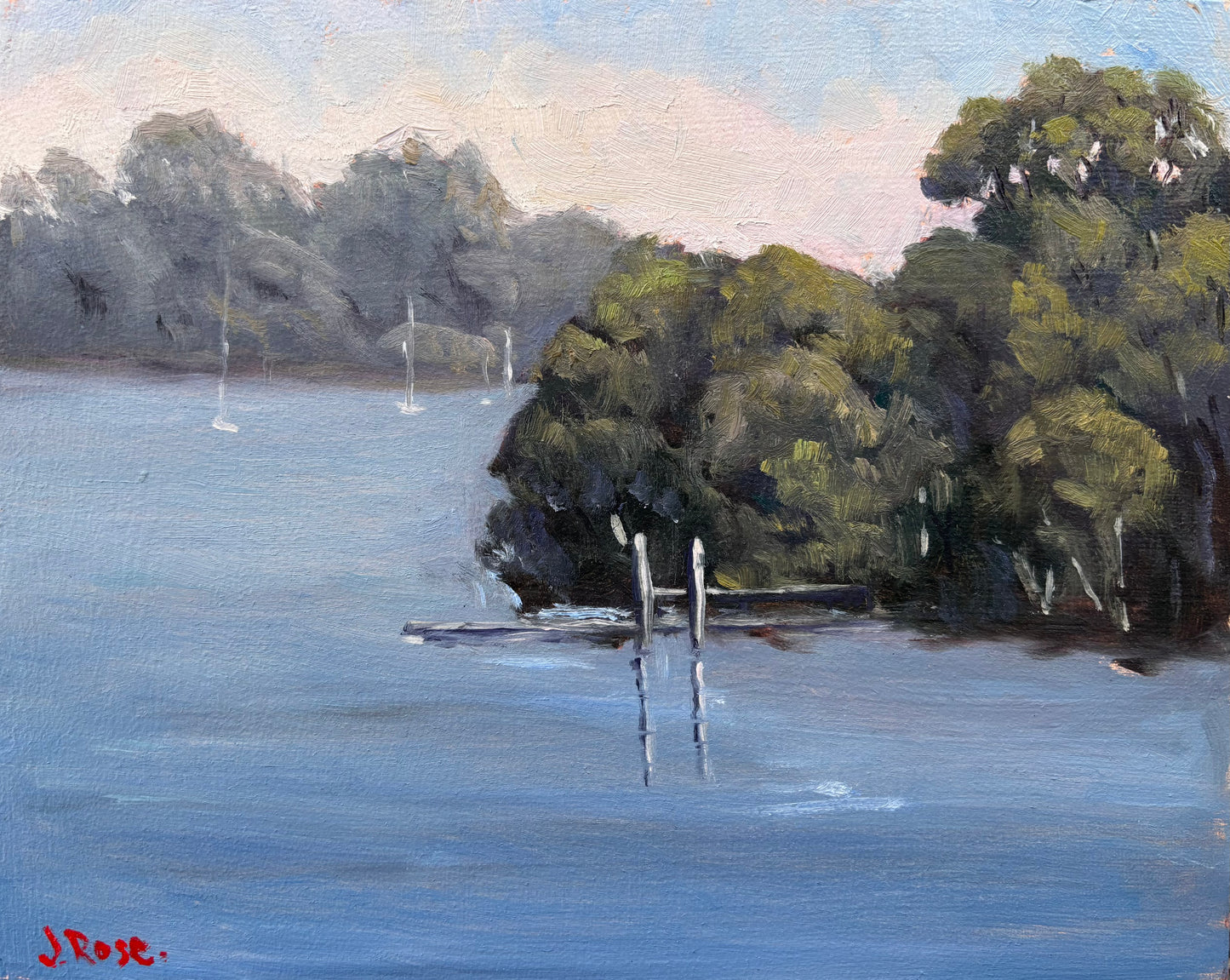 Noosa River | Impressionist Oil Painting | Judith Rose Art