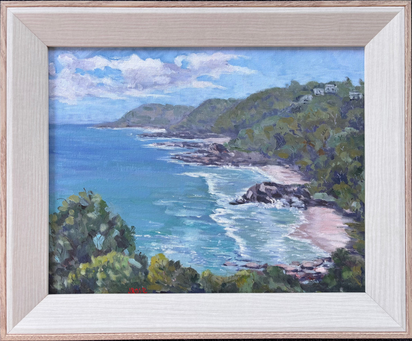 View from Coolum Lookout | Plein Air Oil Painting | Judith Rose Art